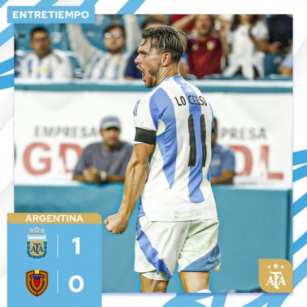 Hiệp 1 - Argentina 1-0 Venezue